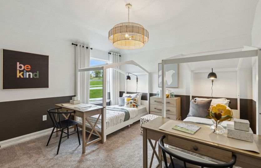 Spacious secondary bedroom