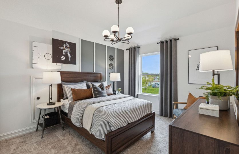 Spacious secondary bedroom