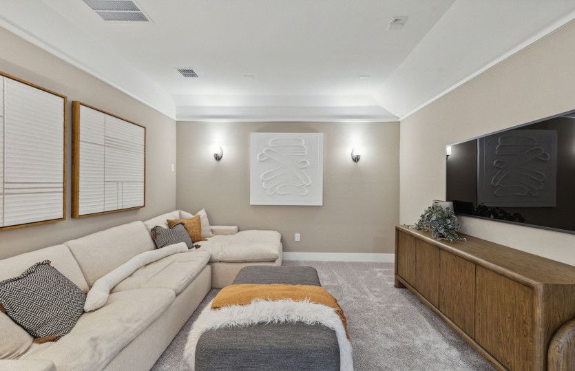 Optional Upstairs Media Room
