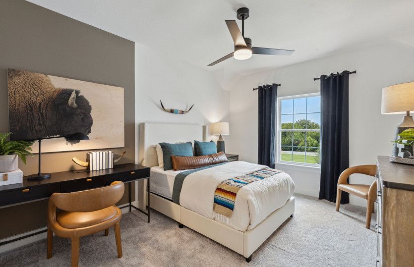 Spacious secondary bedrooms