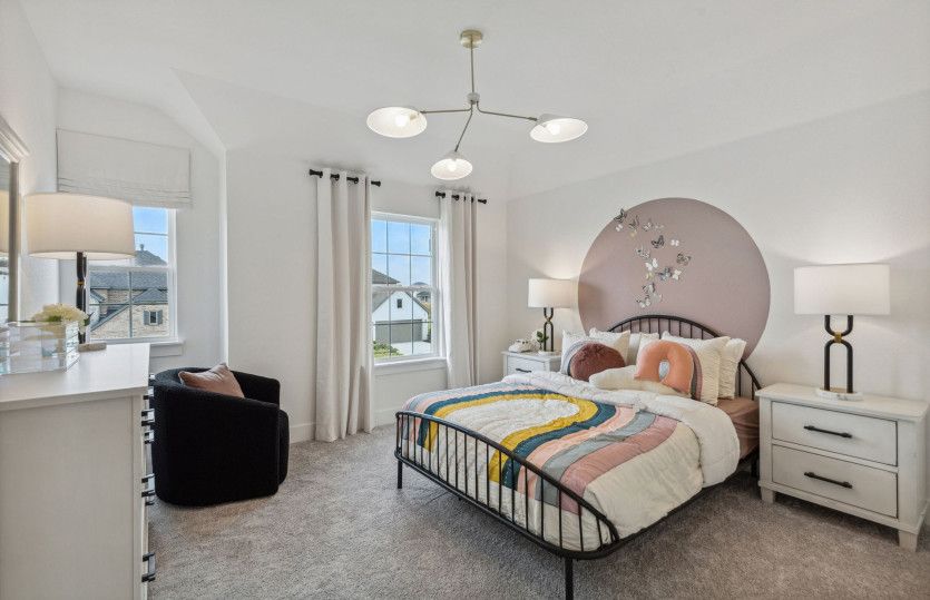 Spacious secondary bedrooms