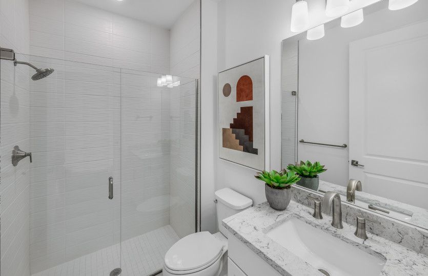 Secondary bathroom