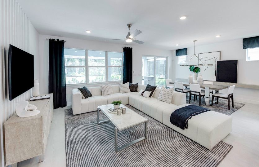 Spacious gathering room