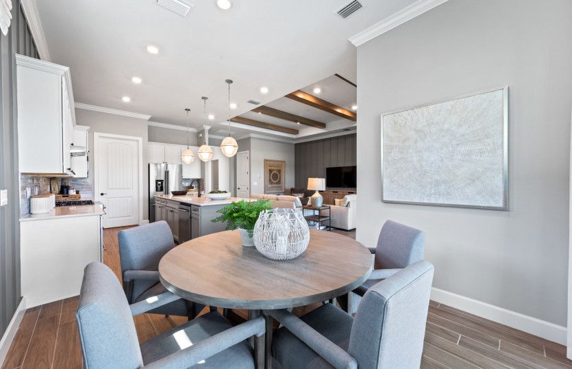 Café dining space located off Kitchen