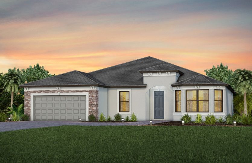 Exterior FM3 with optional stone