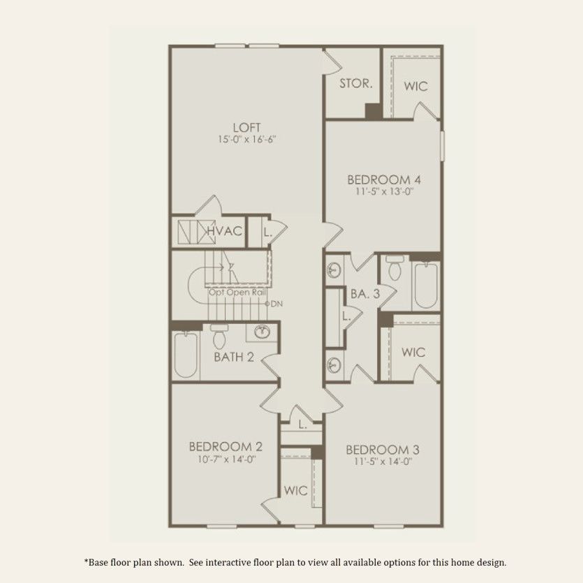 Second Floor 4 br / 3.5 ba