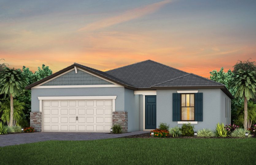 Exterior C1 with optional stone