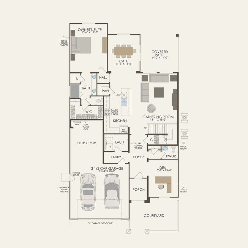 First Floor 4 br / 3.5 ba