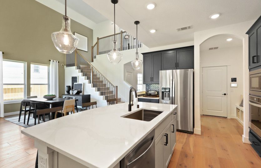Spacious Kitchen Overlooking the Gathering Room