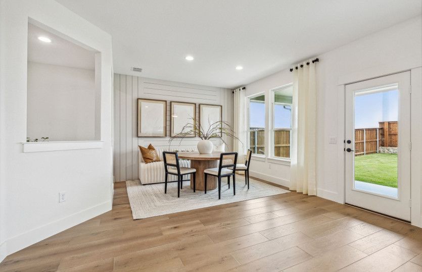 Café Overlooking the Backyard Patio