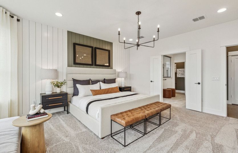 Spacious owner's suite*model representation