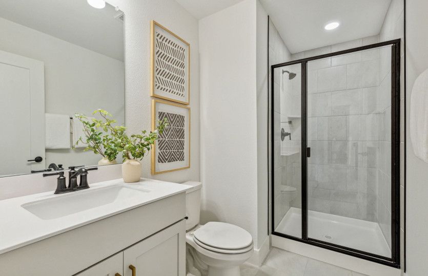 Secondary bathroom