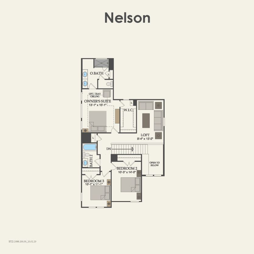 Second Floor 4 br / 3 ba