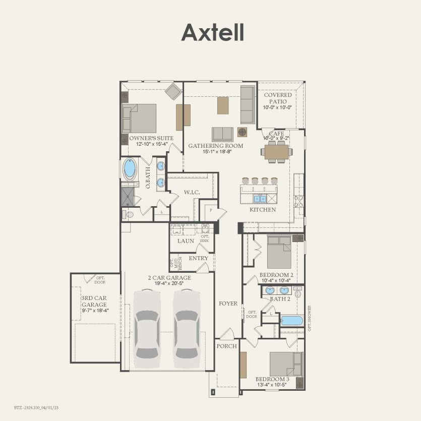 First Floor 3 br / 2 ba