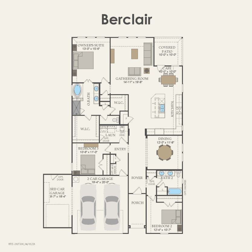 First Floor 3 br / 2 ba