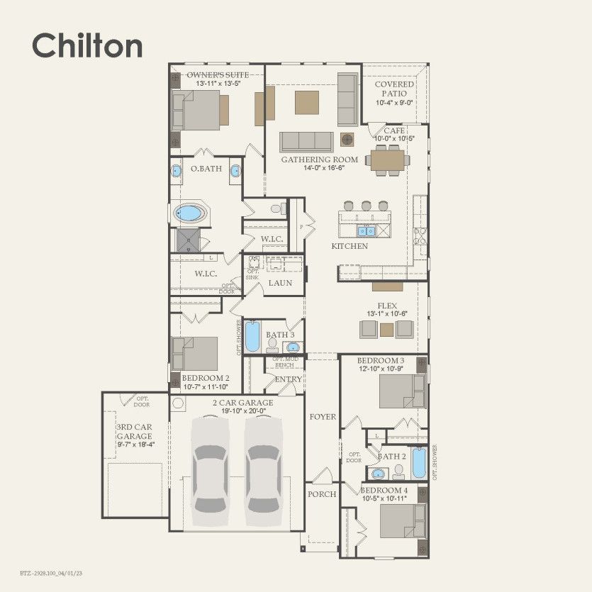 First Floor 4 br / 3 ba