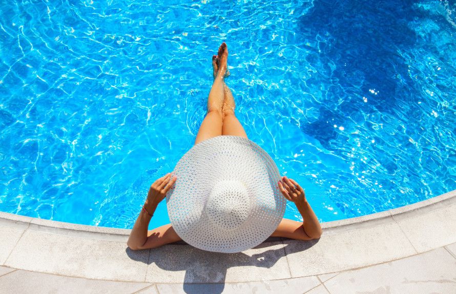 Relax in the Community Pool