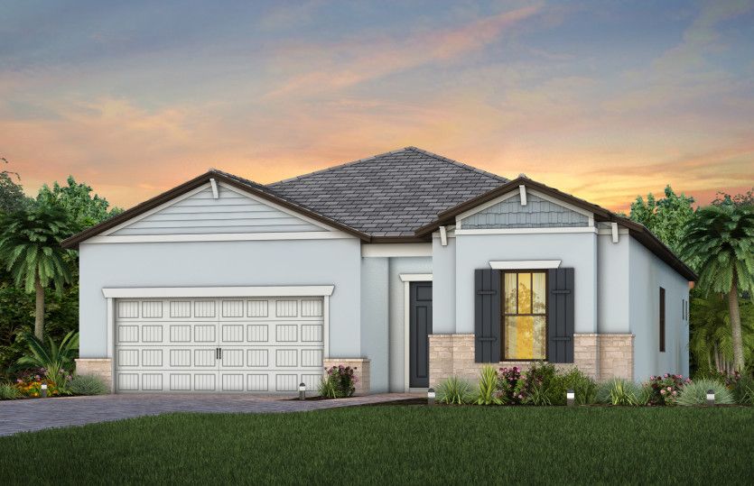Exterior C2 with stone