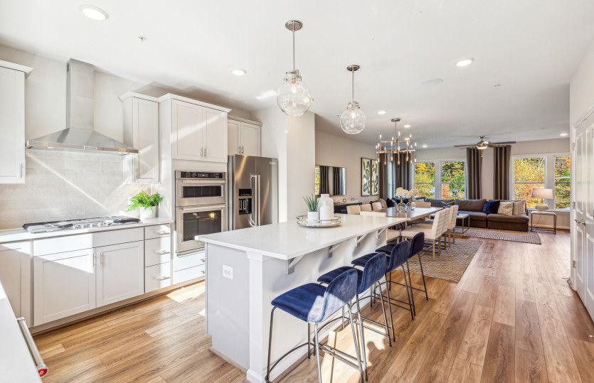 Spacious Kitchen Open to the Café and Gathering Room