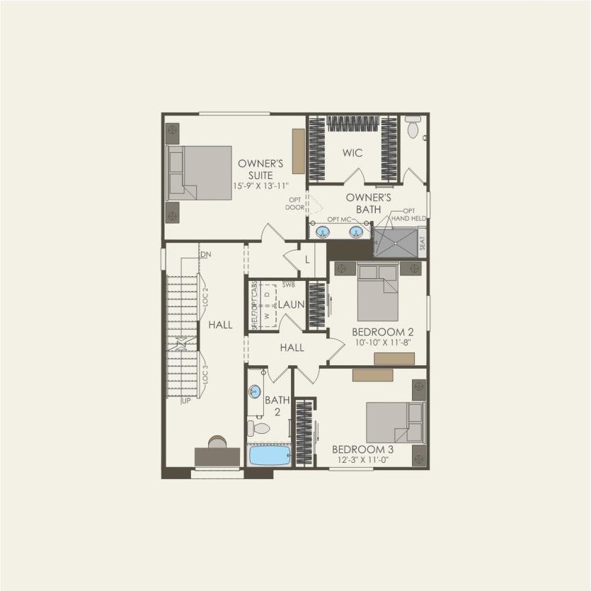 Second Floor 5 br / 3.5 ba