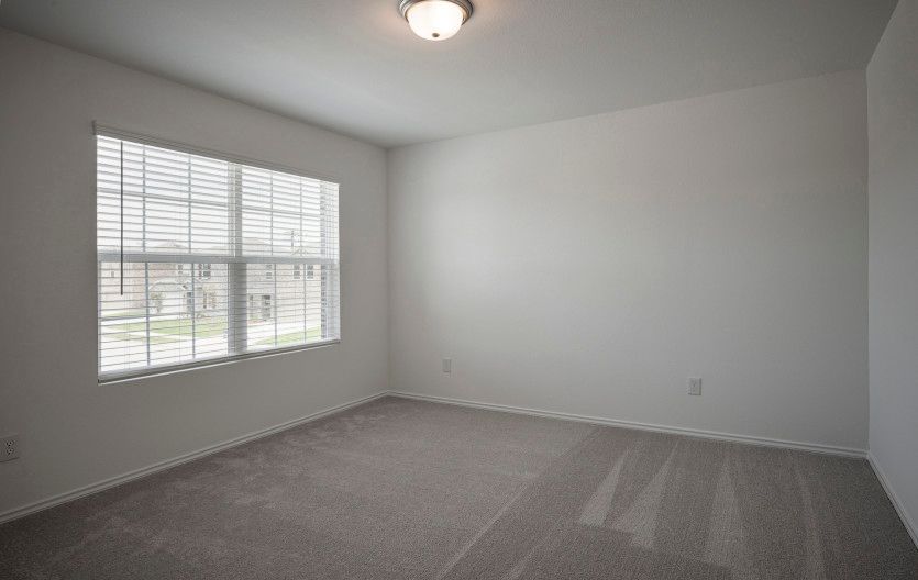 Spacious secondary bedrooms