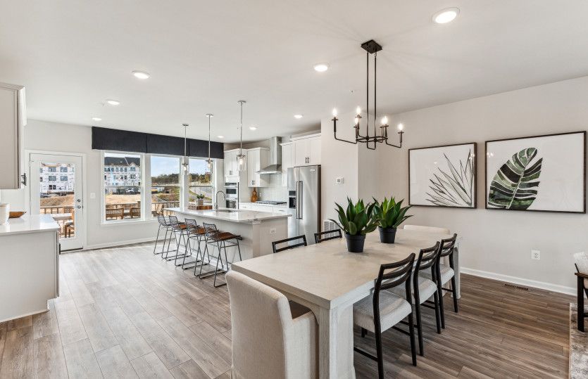 Kitchen Offers an Abundance of Cabinets and an Oversized Island