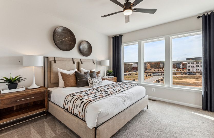 Primary Bedroom with Cozy Furnishings