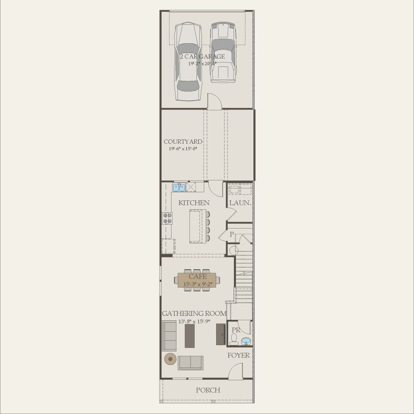 First Floor 3 br / 2.5 ba