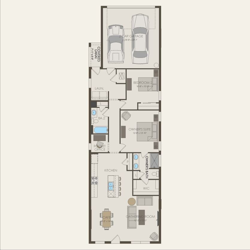 First Floor 2 br / 2 ba