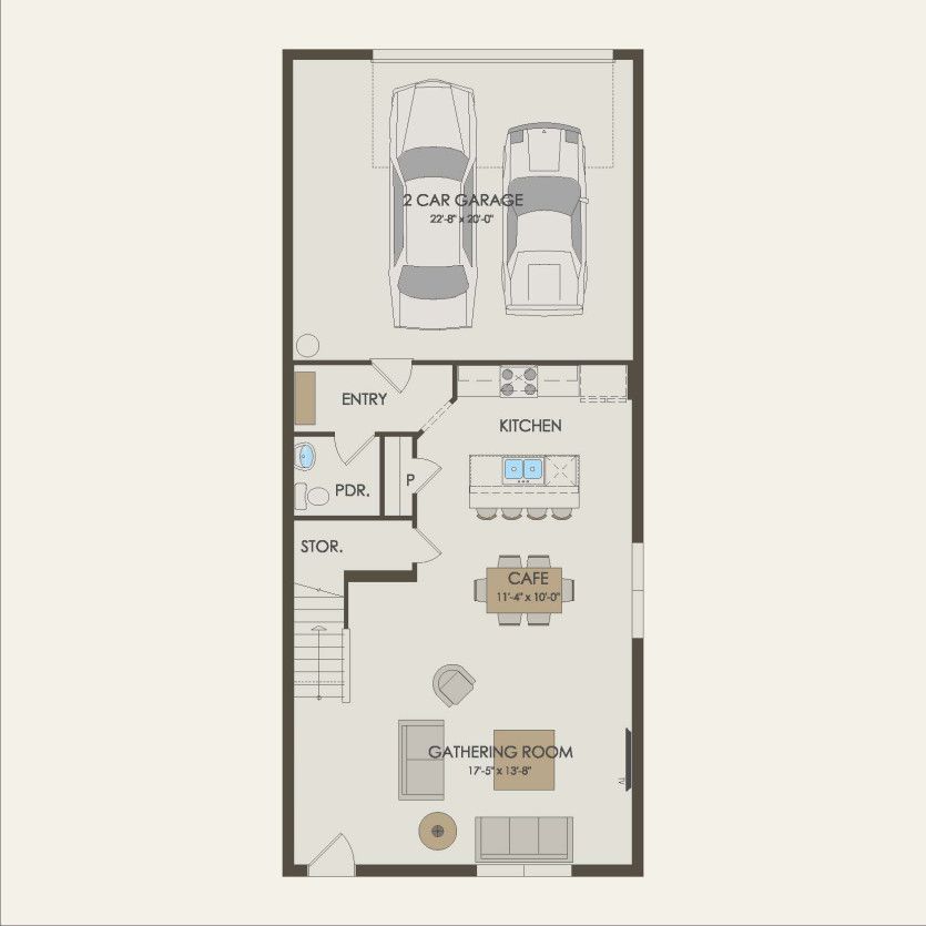 First Floor 3 br / 2.5 ba