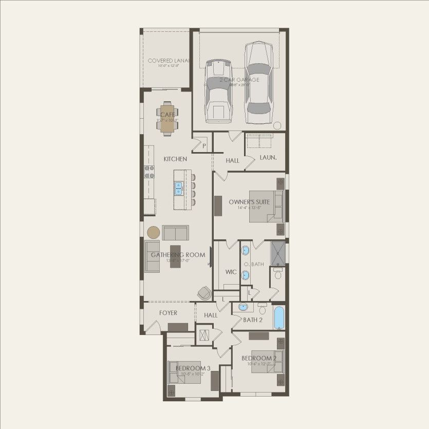 First Floor 3 br / 2 ba