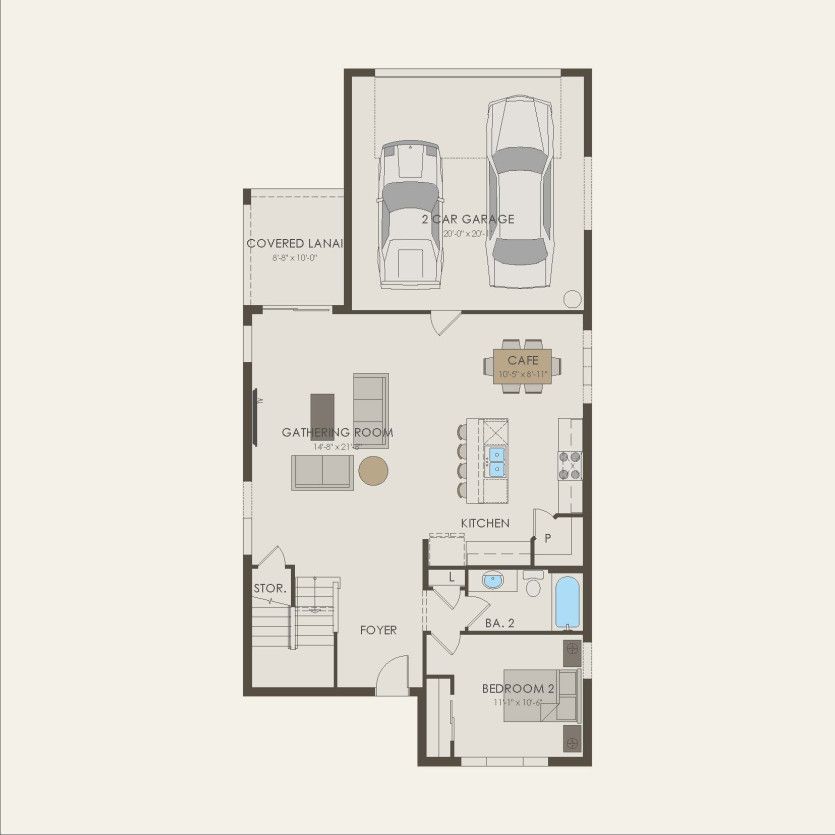 First Floor 5 br / 3 ba