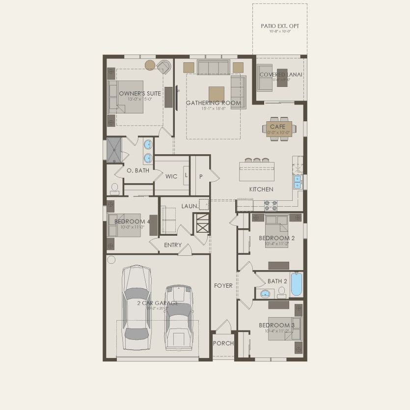 First Floor 4 br / 2 ba