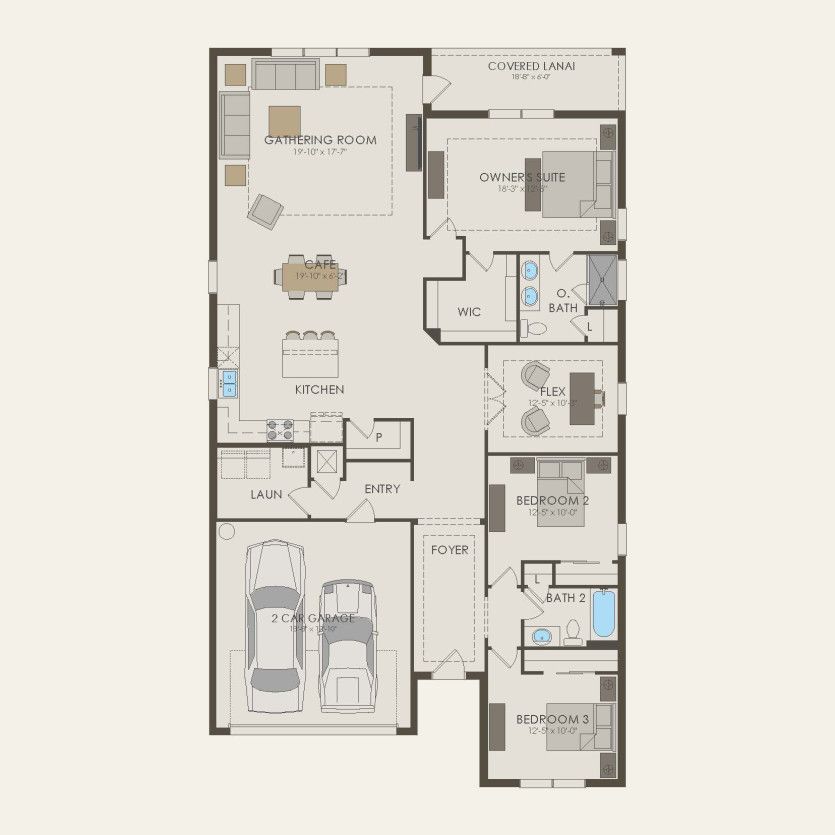 First Floor 4 br / 2 ba