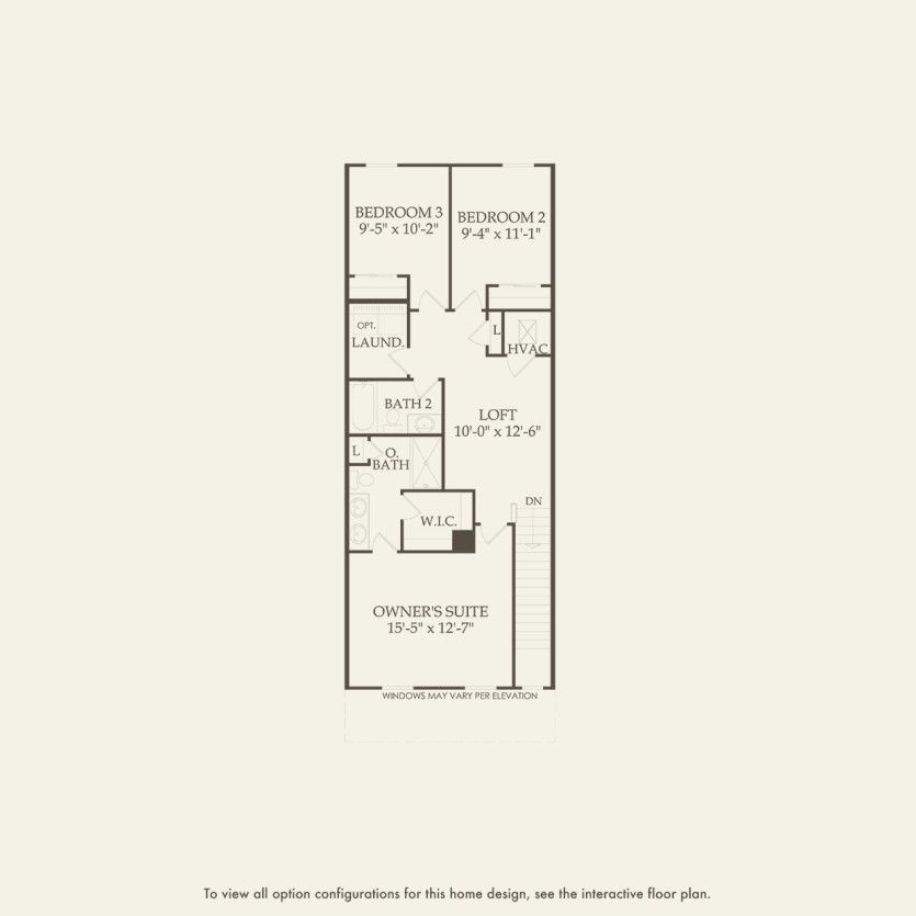 Second Floor 3 br / 2.5 ba