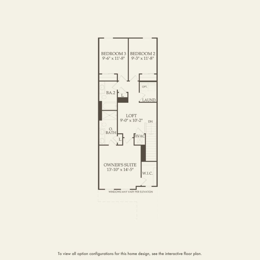 Second Floor 3 br / 2.5 ba