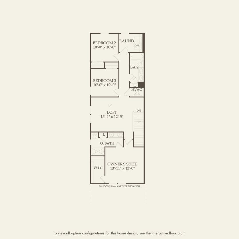 Second Floor 3 br / 2.5 ba
