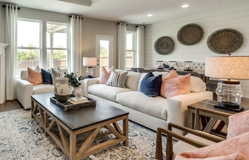 Gathering Room that Opens to Kitchen and Dining Space