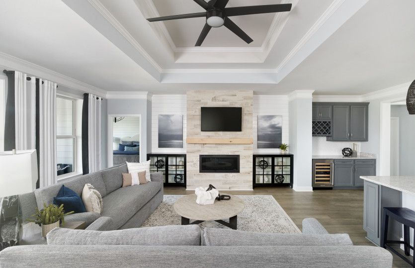 Gathering Room w/ Fireplace