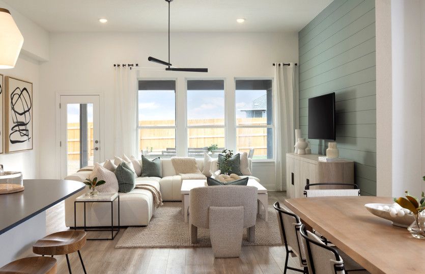 Bright Gathering Space with Large Windows