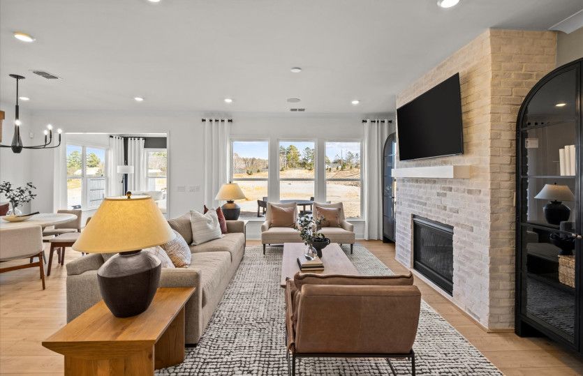 Gathering Room with Optional Fireplace