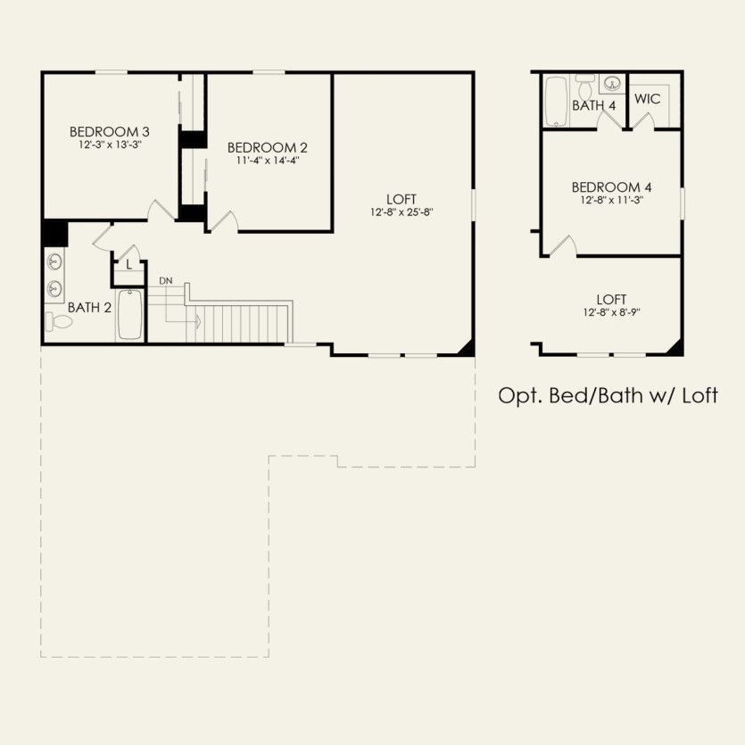 Second Floor 3 br / 2.5 ba