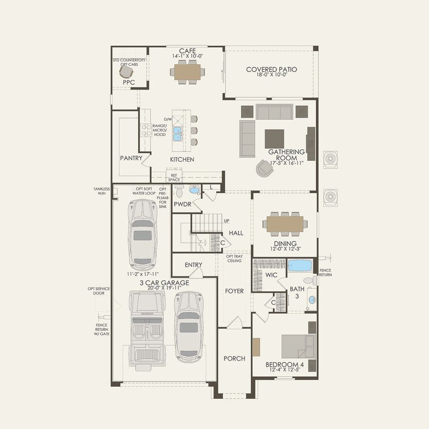 First Floor 4 br / 3.5 ba