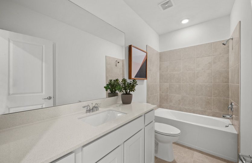 Secondary bathroom