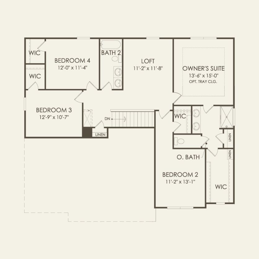 Second Floor 4 br / 2.5 ba