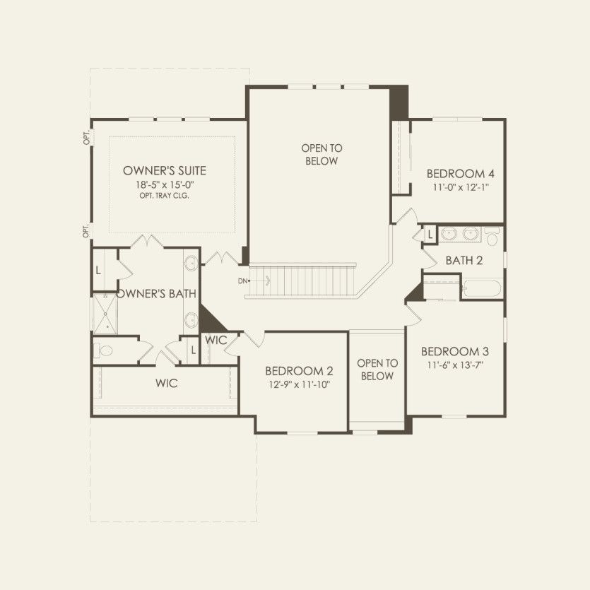 Second Floor 4 br / 2.5 ba