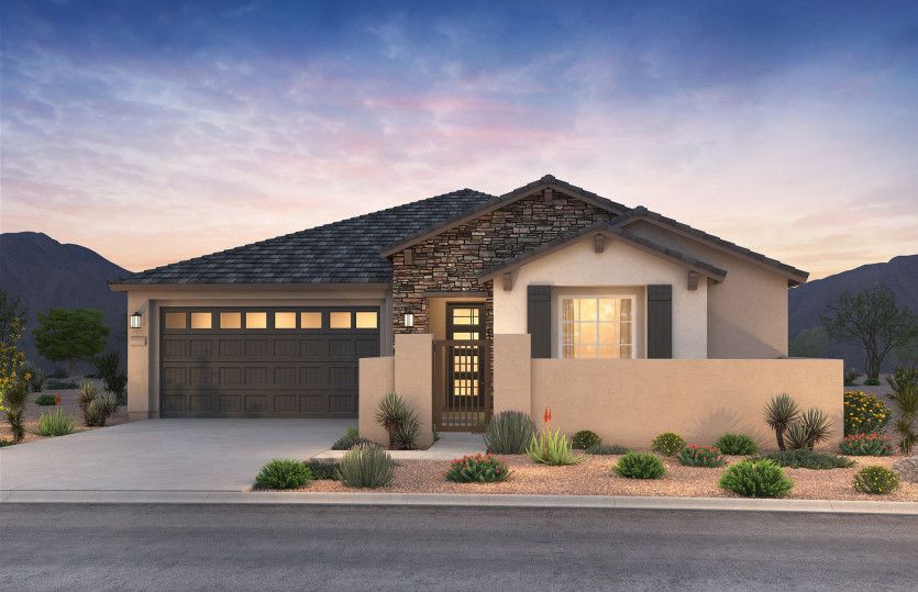 Stella Elevation B with Stone Veneer