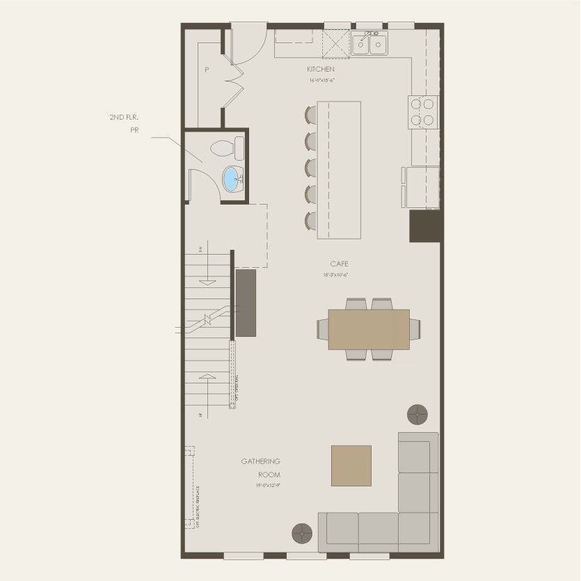 Second Floor 3 br / 2.5 ba