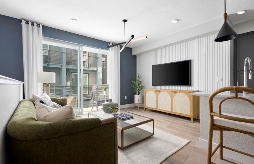 Inviting gathering room