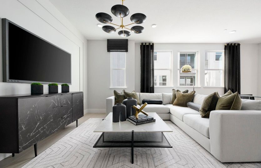 Naturally illuminated gathering room